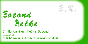 botond melke business card